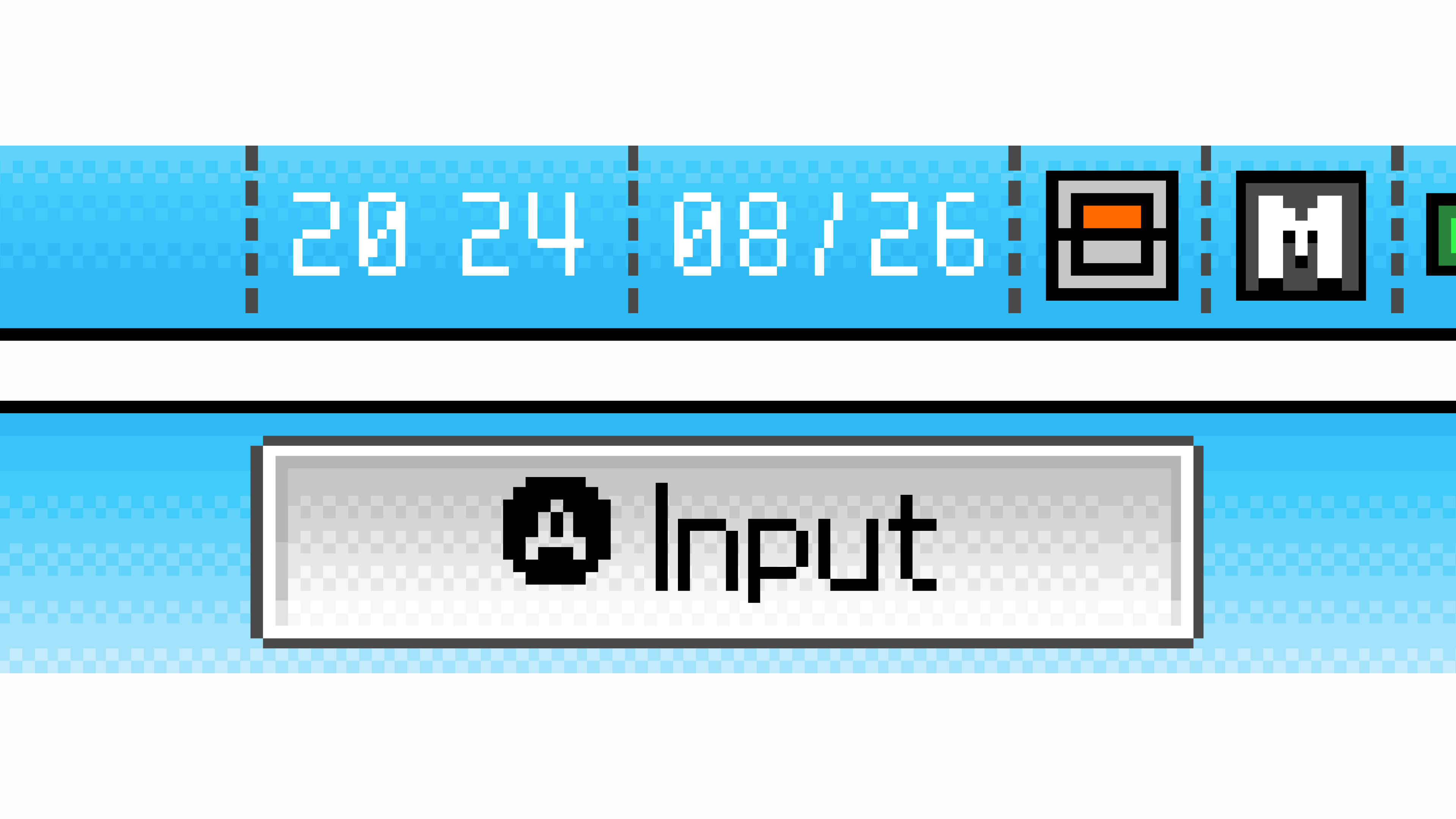 Frame Gradient up close details